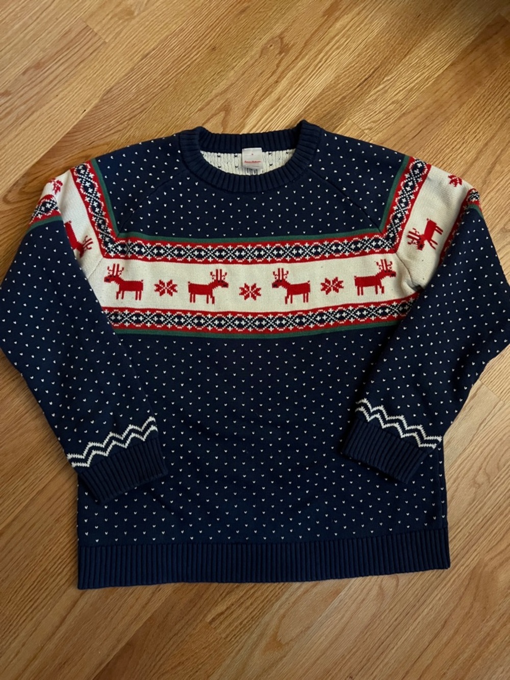 Hanna Andersson Sz M Cotton Deer Sweater